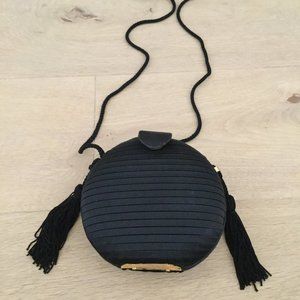 Black Evening Bag w/ Tassels